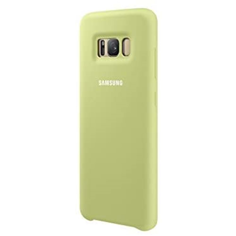 Samsung Galaxy S8 Silicone Cover Silikon Kılıf, Yeşil EF-PG950TGEGWW