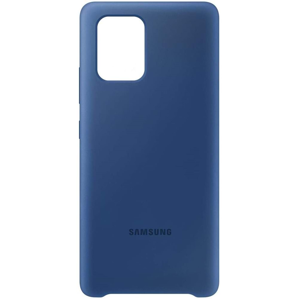 Samsung Galaxy S10 Lite Silikon Cover Kılıf, Mavi EF-PG770TLEGWW