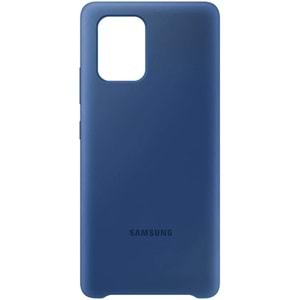 Samsung Galaxy S10 Lite Silikon Cover Kılıf, Mavi EF-PG770TLEGWW