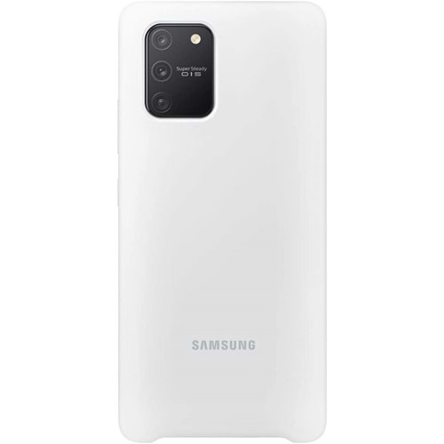 Samsung Galaxy S10 Lite Silikon Cover Kılıf, Beyaz EF-PG770TWEGWW