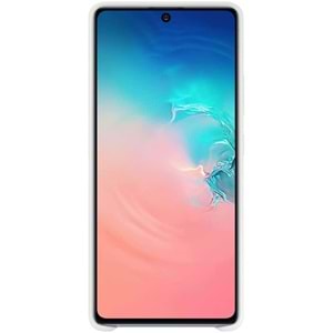 Samsung Galaxy S10 Lite Silikon Cover Kılıf, Beyaz EF-PG770TWEGWW