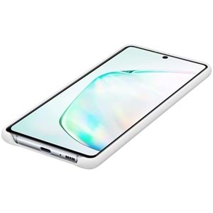 Samsung Galaxy S10 Lite Silikon Cover Kılıf, Beyaz EF-PG770TWEGWW