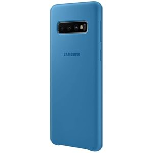 Samsung Galaxy S10 Silikon Cover Kılıf, Mavi EF-PG973TLEGWW