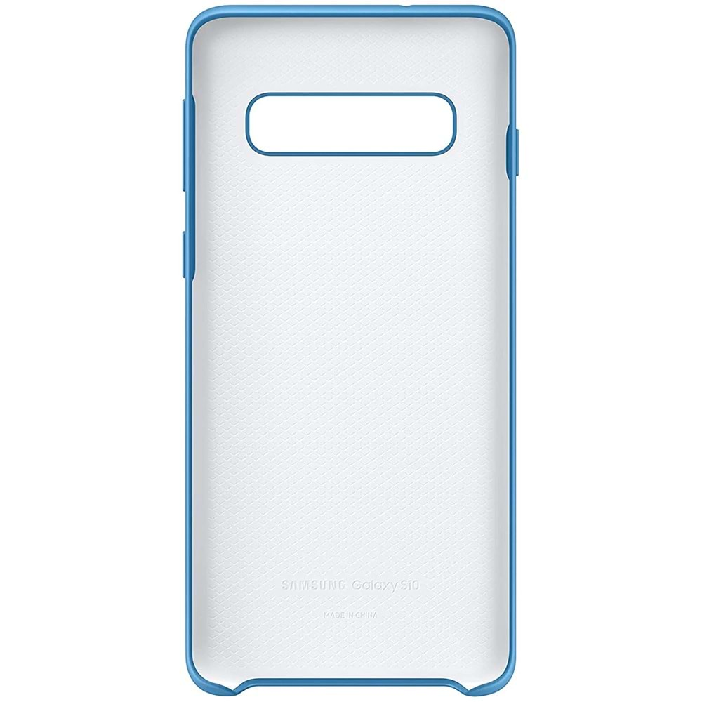 Samsung Galaxy S10 Silikon Cover Kılıf, Mavi EF-PG973TLEGWW