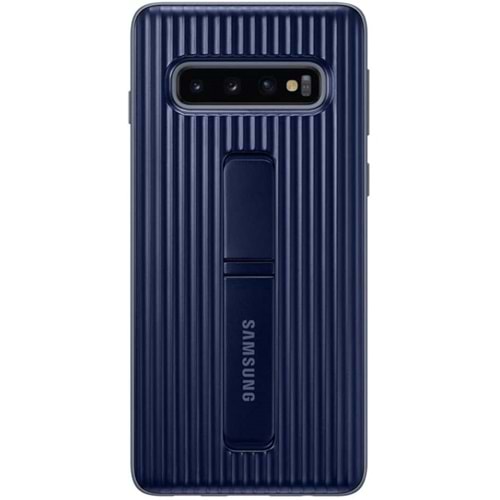 Samsung Galaxy S10 Protective Standlı Koruyucu Kılıf, Siyah EF-RG973CBEGWW