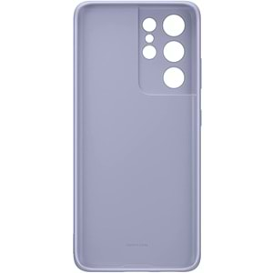 Samsung Galaxy S21 Ultra için Silikon Cover Kılıf, Mor EF-PG998TVEGWW