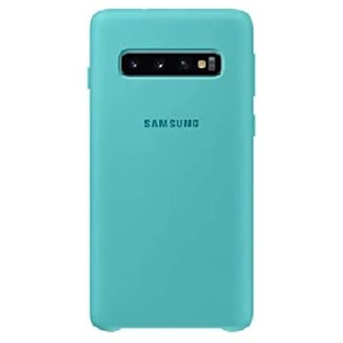 Samsung Galaxy S10 Silikon Cover Kılıf, Yeşil EF-PG973TGEGWW