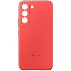 Samsung Galaxy S22 Silikon Kılıf, Kırmızı Silicone Cover EF-PS901