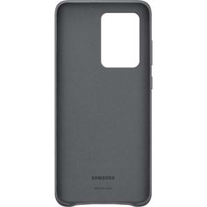 Samsung Galaxy S20 Ultra için Deri Kılıf Lether Cover, Gri EF-VG988LJEGWW
