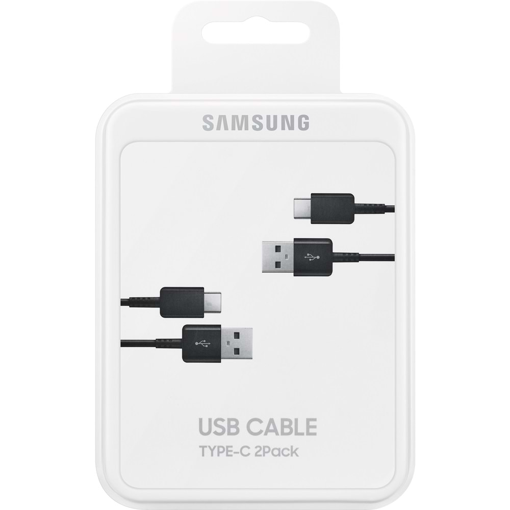 Samsung 2'li Type C Data ve Şarj Kablosu EP-DG930MBEGWW (Samsung Türkiye Garantili)