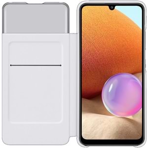 Samsung Galaxy A32 S View Akıllı Kılıf Kapaklı Cüzdan, Beyaz EF-EA325P