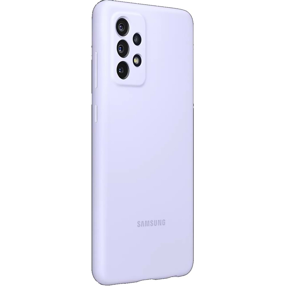 Samsung Galaxy A72 Slim Silikon Kılıf, Mor EF-PA725T Silicone Cover