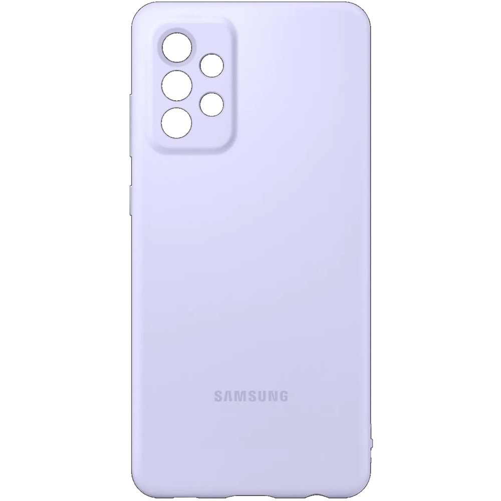 Samsung Galaxy A72 Slim Silikon Kılıf, Mor EF-PA725T Silicone Cover