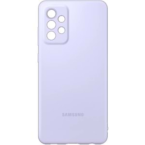 Samsung Galaxy A72 Slim Silikon Kılıf, Mor EF-PA725T Silicone Cover