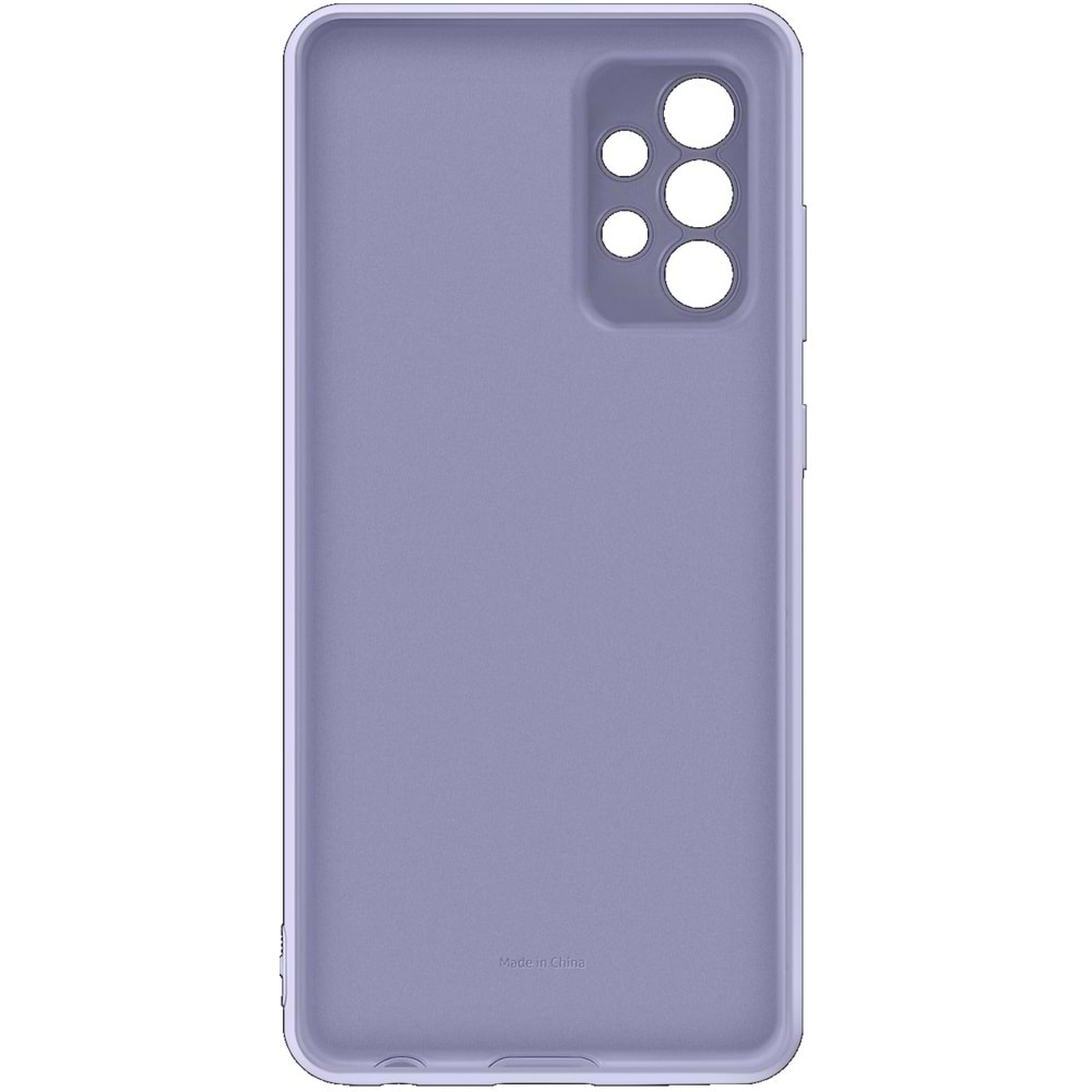 Samsung Galaxy A72 Slim Silikon Kılıf, Mor EF-PA725T Silicone Cover