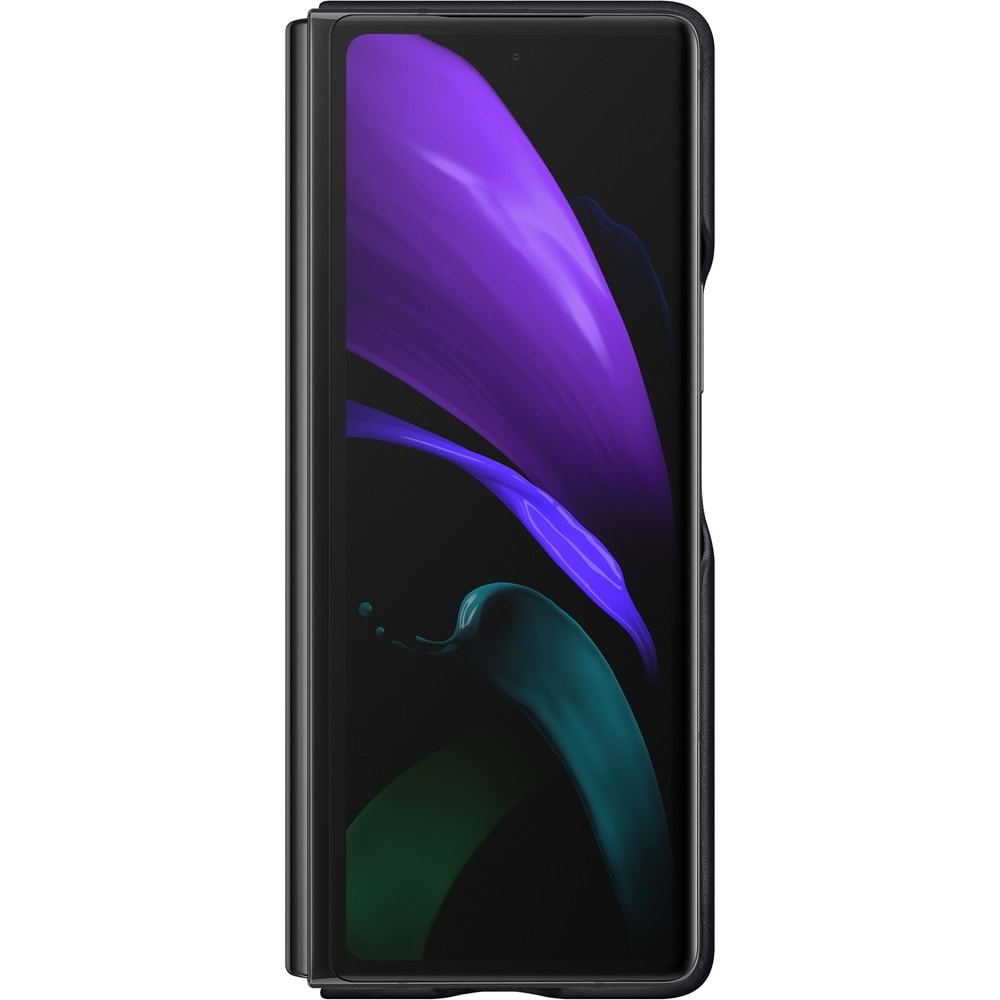Samsung Galaxy Z Fold2 Deri Kılıf Lether Cover EF-VF916L, Siyah