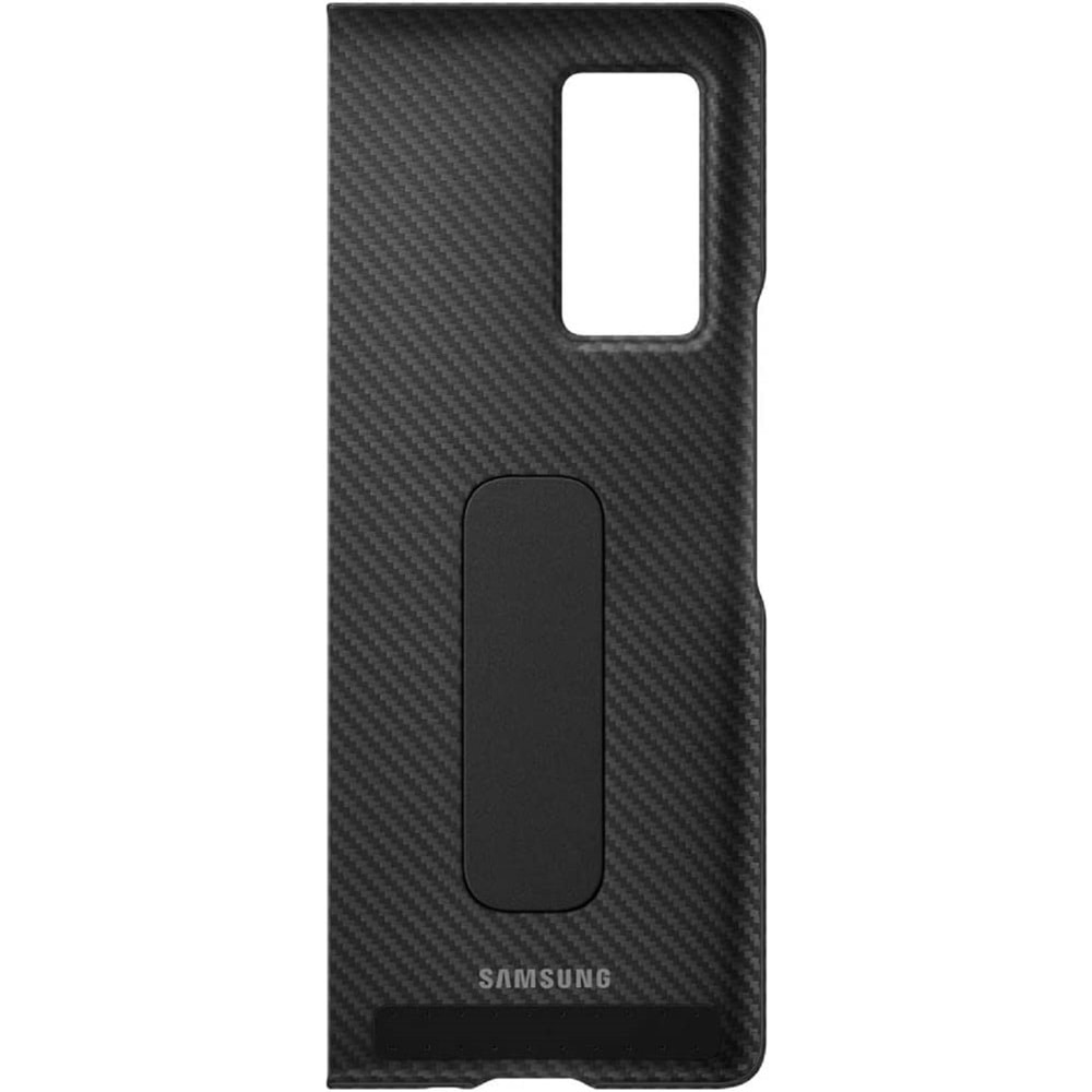 Samsung Galaxy Z Fold2 Aramid Ayaklı Kılıf Aramid Standing Cover EF-XF916S, Siyah