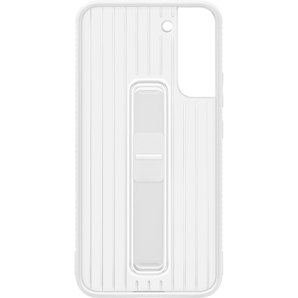 Samsung Galaxy S22 Plus Ayaklı Koruyucu Kılıf, Beyaz Protective Standing Cover