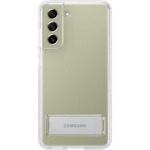 Samsung Galaxy S21 FE Standing Cover EF-JG990 Ayaklı Şeffaf Kılıf