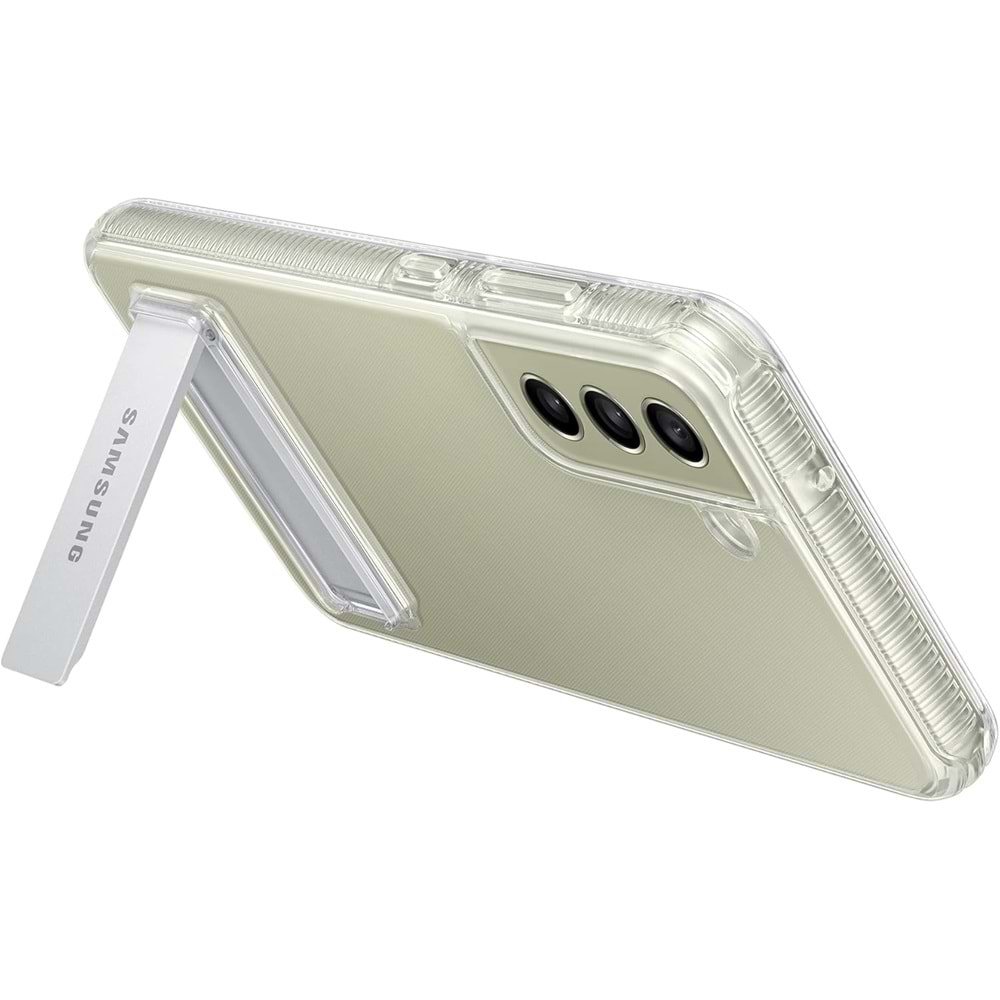 Samsung Galaxy S21 FE Standing Cover EF-JG990 Ayaklı Şeffaf Kılıf