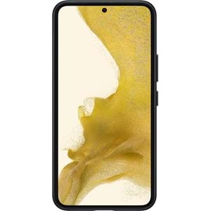 Samsung Galaxy S22 Hakiki Deri Kılıf, Siyah Lether Cover EF-VS901