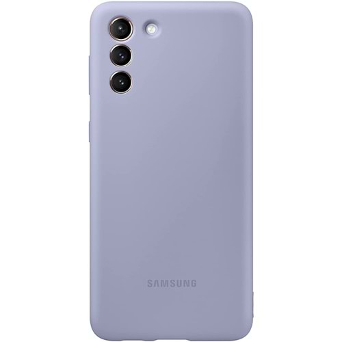 Samsung Galaxy S21 Silikon Cover Kılıf, Mor EF-PG991TVEGWW
