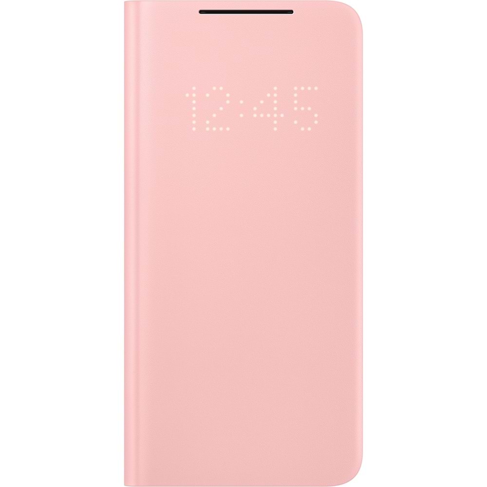 Samsung Galaxy S21+ Plus için Smart LED View Kapaklı Kılıf, Pembe EF-NG996PPEGTR