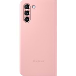 Samsung Galaxy S21+ Plus için Smart LED View Kapaklı Kılıf, Pembe EF-NG996PPEGTR