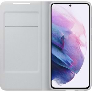 Samsung Galaxy S21+ Plus için Smart LED View Kapaklı Kılıf, Pembe EF-NG996PPEGTR