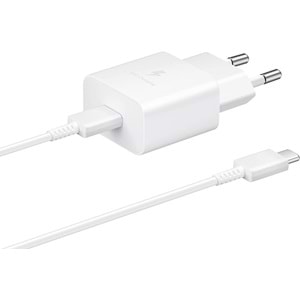Samsung EP-T1510X 15 Watt Adaptif Type-C Hızlı Şarj Aleti Tip C (Kablolu), Beyaz