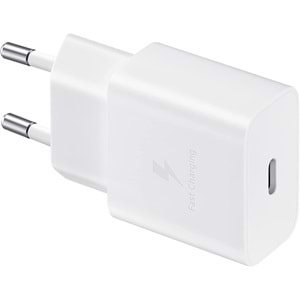 Samsung EP-T1510X 15 Watt Adaptif Type-C Hızlı Şarj Aleti Tip C (Kablolu), Beyaz