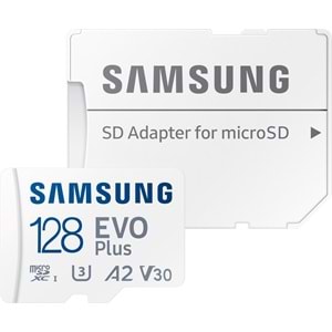 Samsung Evo Plus 128GB microSD Hafıza Kartı MB-MC128KA/TR (Samsung Türkiye Garantili)