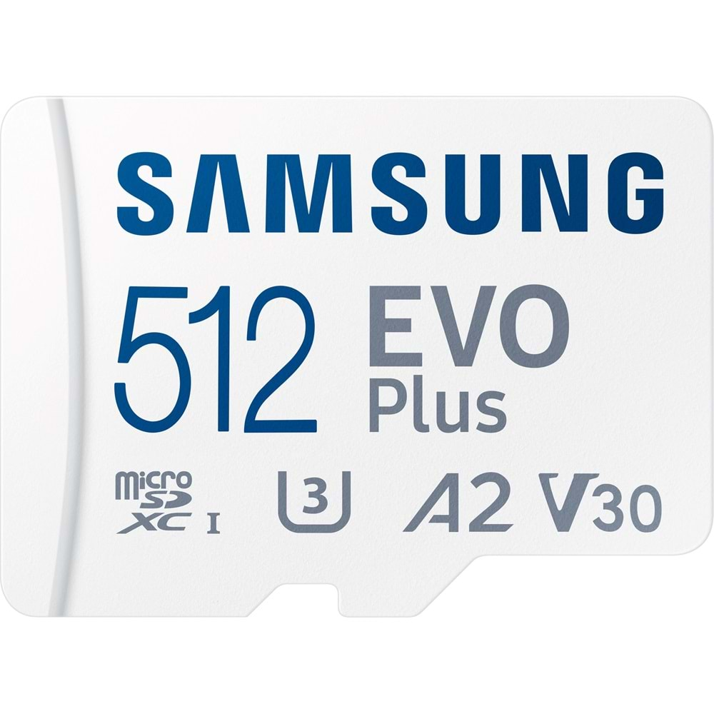 Samsung Evo Plus 512GB microSD Hafıza Kartı MB-MC512KA/TR (Samsung Türkiye Garantili)