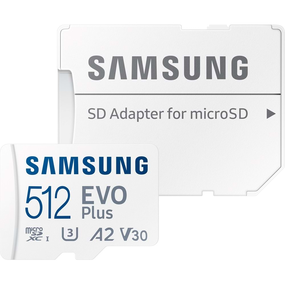 Samsung Evo Plus 512GB microSD Hafıza Kartı MB-MC512KA/TR (Samsung Türkiye Garantili)