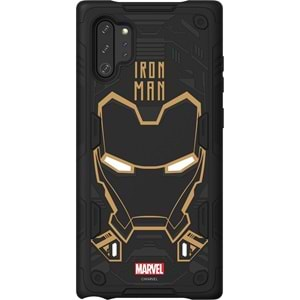 Samsung Galaxy Note 10+ Plus Kılıf Marvel Ironman Rugged Smart Cover