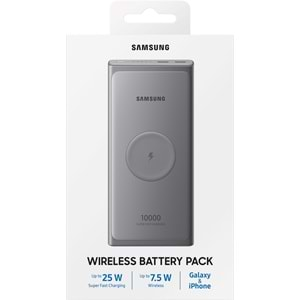 Samsung EB-U3300X SFC Kablosuz Powerbank 25W Kablosuz Pil Paketi 10.000 mAh