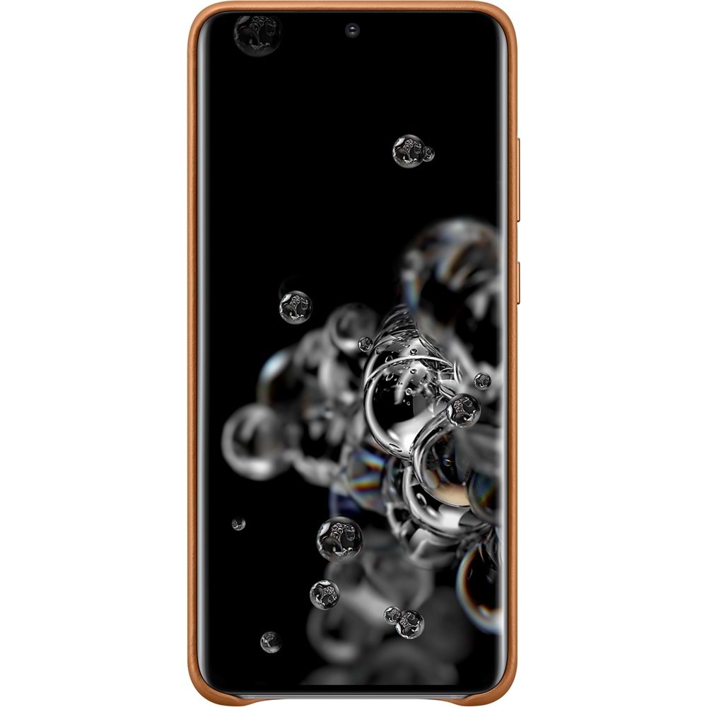 Samsung Galaxy S20 Ultra için Deri Kılıf Lether Cover, Taba EF-VG988LAEGWW