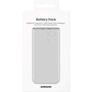 Samsung EB-P3400X 10.000 mAh 25W Süper Hızlı Powerbank Çift Type-C Çıkışlı