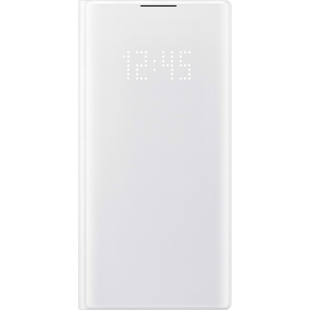 Samsung Galaxy Note 10 LED View Cover Akıllı Kılıf, Beyaz EF-NN970PWEGTR