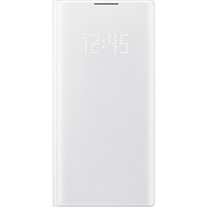 Samsung Galaxy Note 10 LED View Cover Akıllı Kılıf, Beyaz EF-NN970PWEGTR