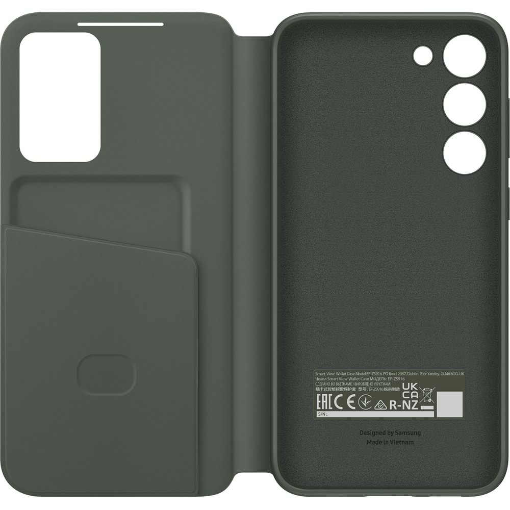 Samsung Galaxy S23+ Plus Akıllı Ekranlı Kılıf Smart View Wallet Case, Lila EF-ZS916C