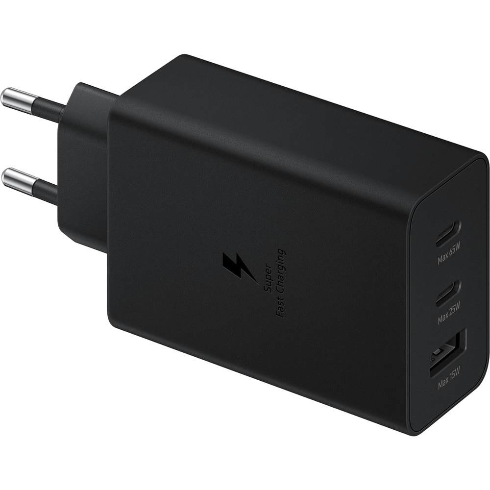 Samsung EP-T6530N Üçlü Hızlı Şarj Adaptörü 65W PD Adaptör