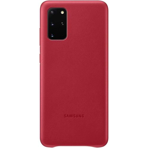 Samsung Galaxy S20+ Plus Deri Kılıf Lether Cover, Kırmızı EF-VG985LREGWW