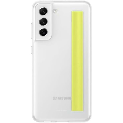 Samsung Galaxy S21 FE Clear Strap Kayışlı Kılıf, Beyaz EF-XG990C