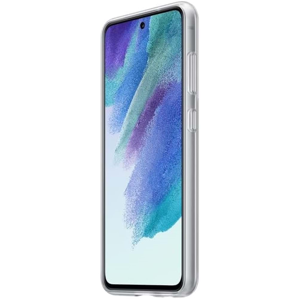 Samsung Galaxy S21 FE Clear Strap Kayışlı Kılıf, Beyaz EF-XG990C