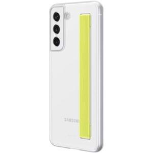 Samsung Galaxy S21 FE Clear Strap Kayışlı Kılıf, Beyaz EF-XG990C