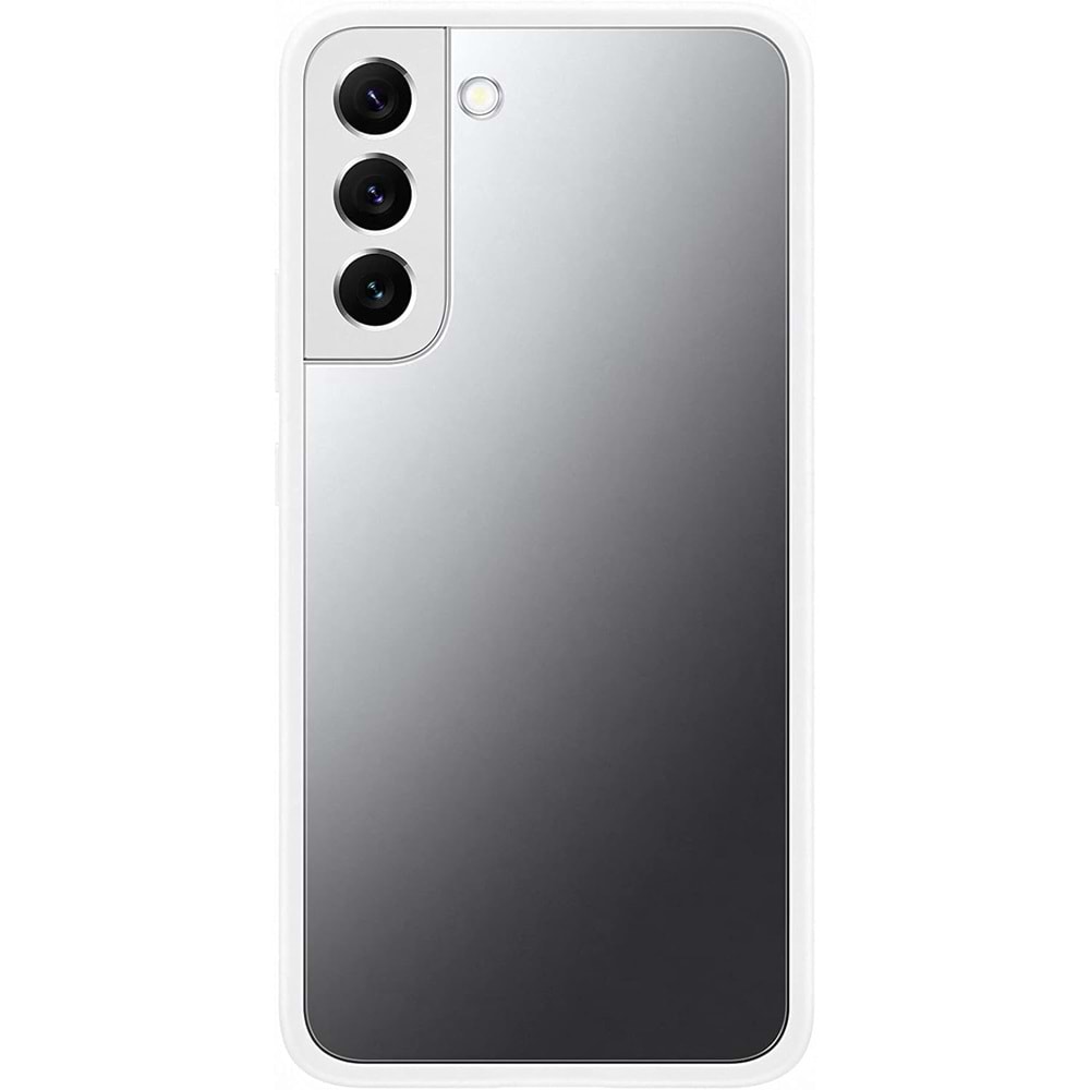 Samsung Galaxy S22+ Plus Çerçeveli Kılıf Frame Cover, Beyaz EF-MS906C