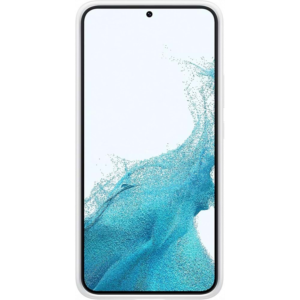 Samsung Galaxy S22+ Plus Çerçeveli Kılıf Frame Cover, Beyaz EF-MS906C