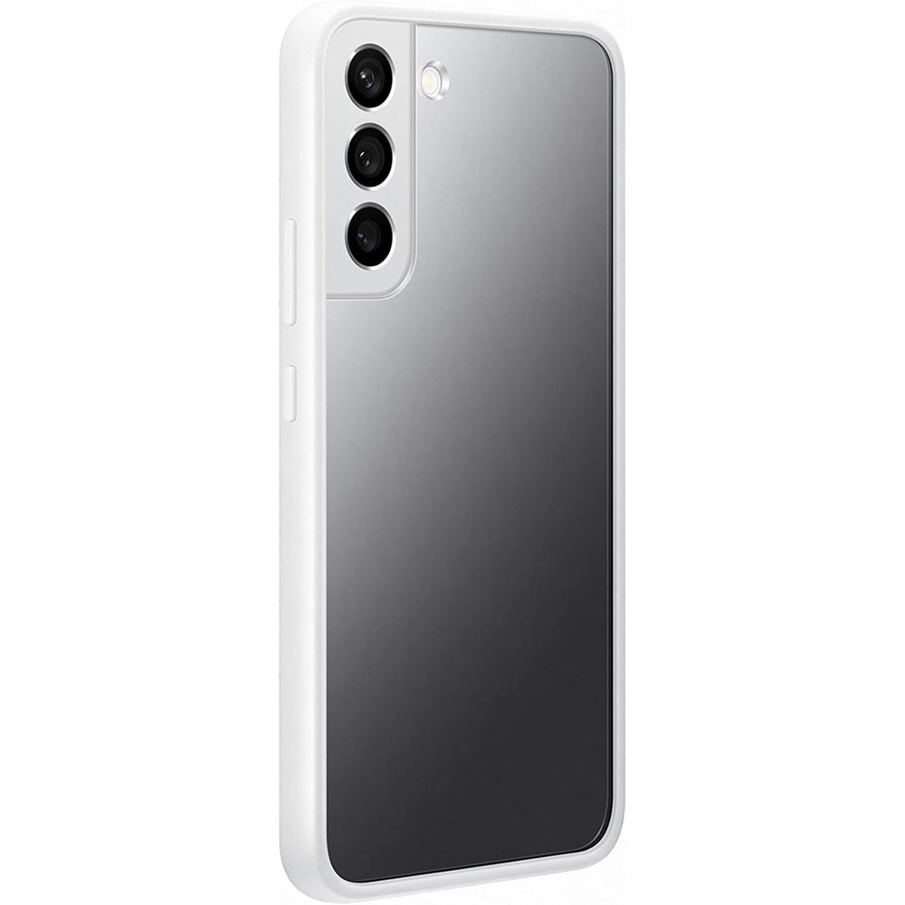Samsung Galaxy S22+ Plus Çerçeveli Kılıf Frame Cover, Beyaz EF-MS906C