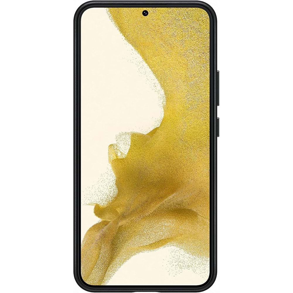 Samsung Galaxy S22+ Plus Hakiki Deri Kılıf, Siyah Lether Cover EF-VS906
